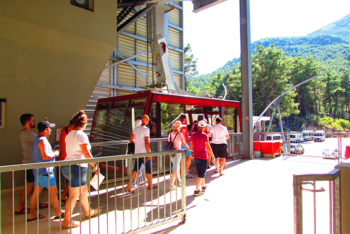 Cable Car Olympos Teleferik from Kemer