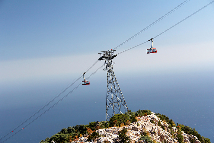Cable Car Olympos Teleferik from Kemer